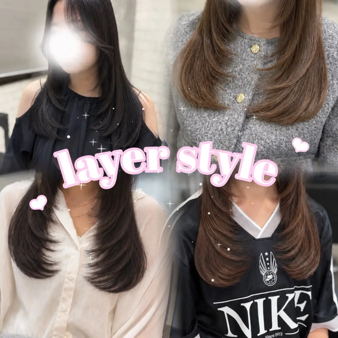 ロング カラー 透明感カラー カット ヘアカラー トリートメント shiori/透明感 /顔周り/髪質改善のヘアスタイル