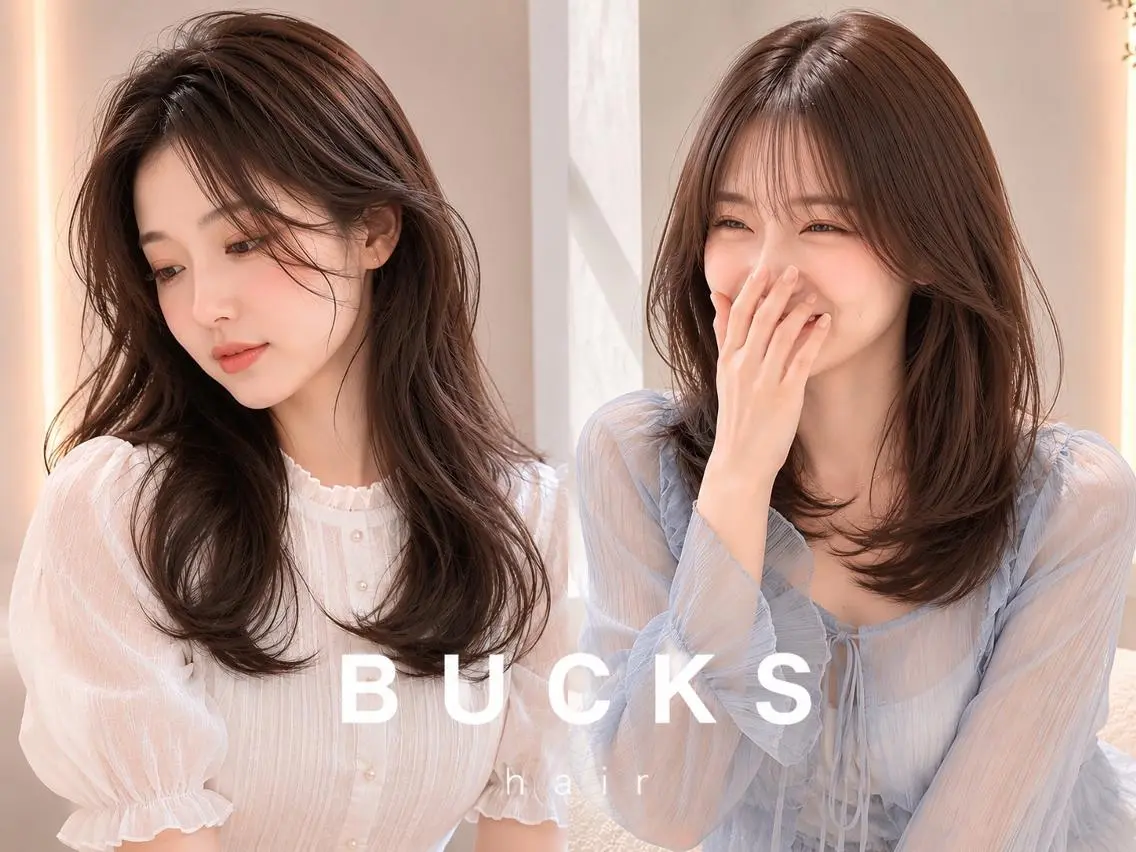 セミロング 外国人風カラー ハイライト 髪質改善 似合わせカット トリートメント カット ヘアカラー トリートメント BUCKS【天王寺】 バックス【駅30秒】のヘアスタイル