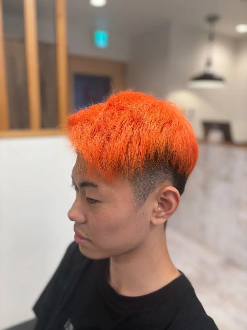 カラー メンズ メンズサロン リョウタのヘアスタイル