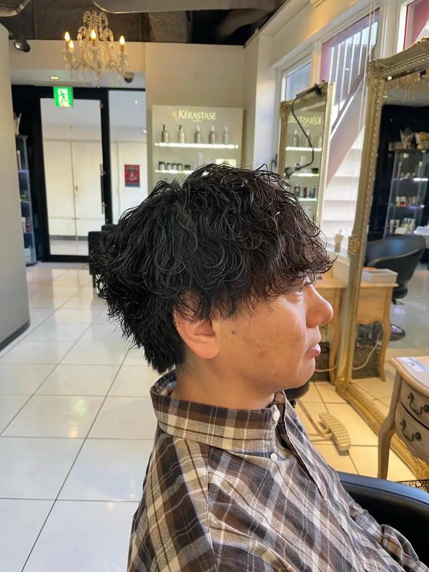 メンズカット+メンズパーマ(特殊パーマ可)の写真