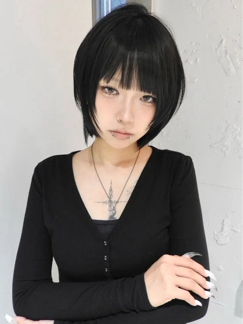 ショート ボブレイヤー ボブ レイヤーカット 抜け感レイヤー/ ショート koukiのヘアスタイル
