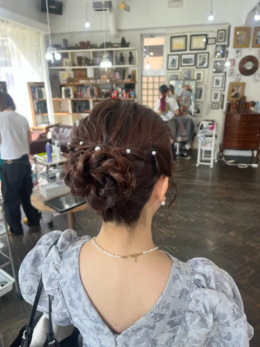 ヘアアレンジ ヘアセット ミホ/ 元町中華街のヘアスタイル