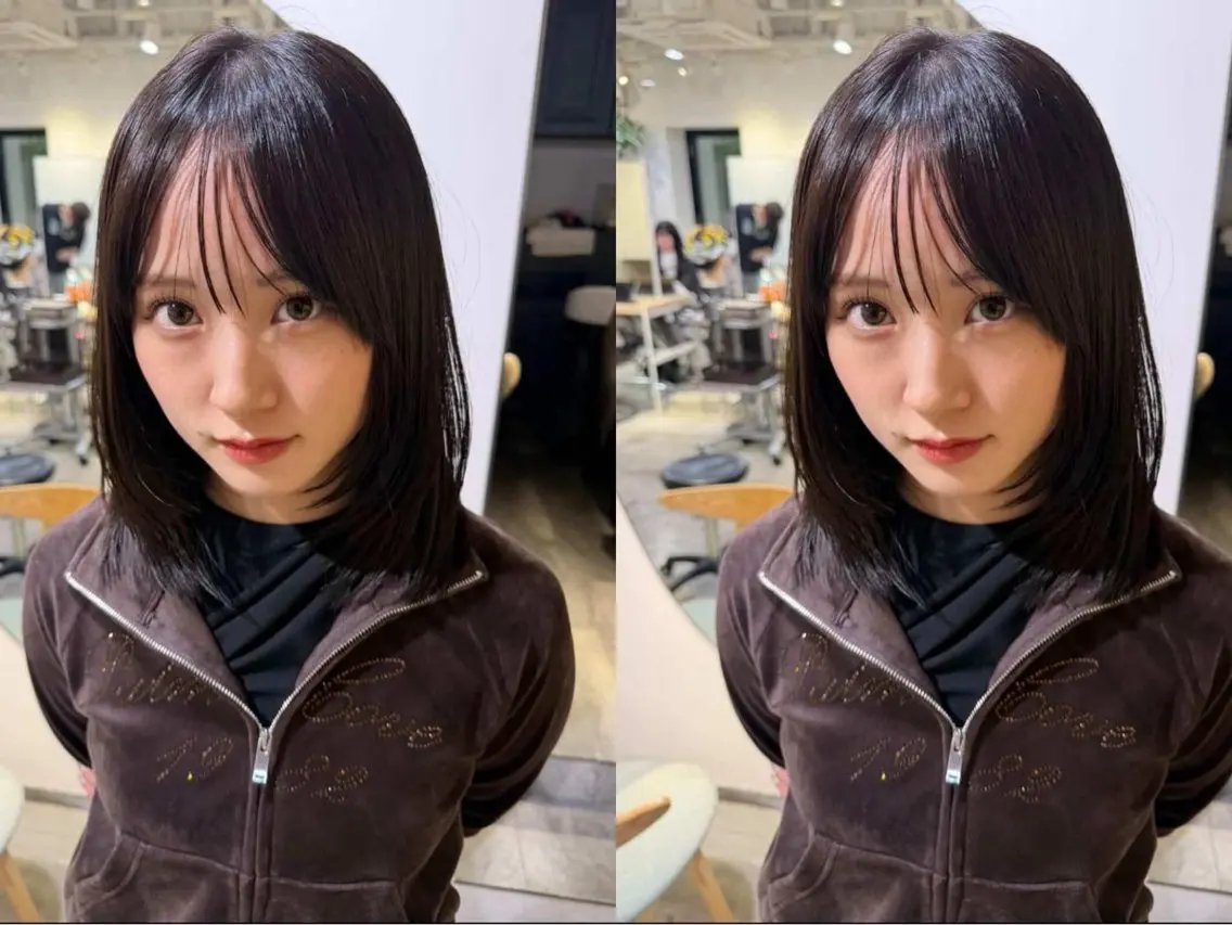 ミディアム ショートボブレイヤー 湯澤哲成のヘアスタイル