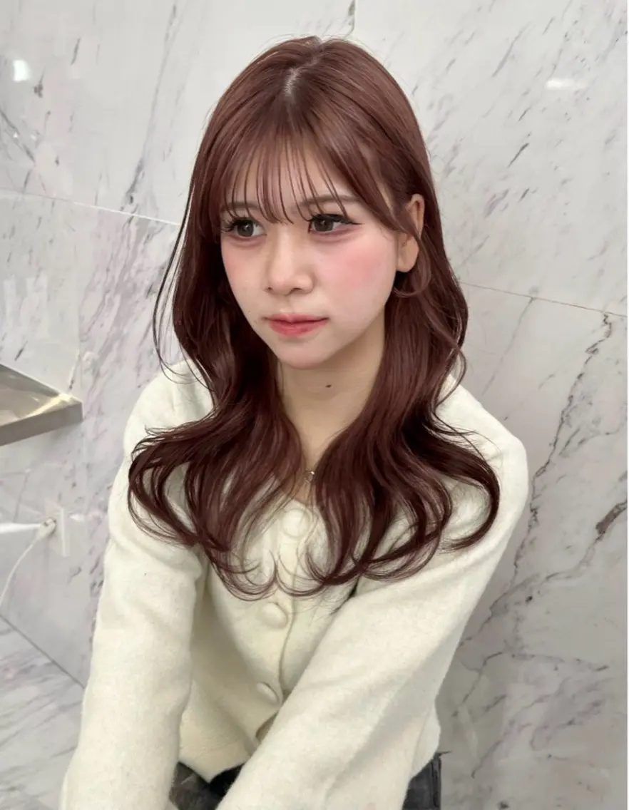 ロング カラー ヘアカラー ParveMix ♡白神みやびのヘアスタイル