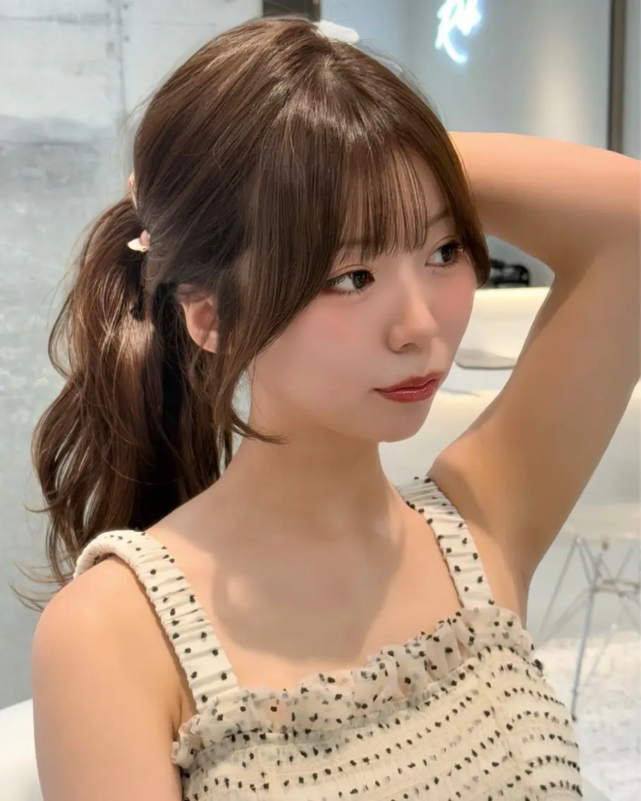 セミロング カラー 木元 瑛✂︎ボブのヘアスタイル