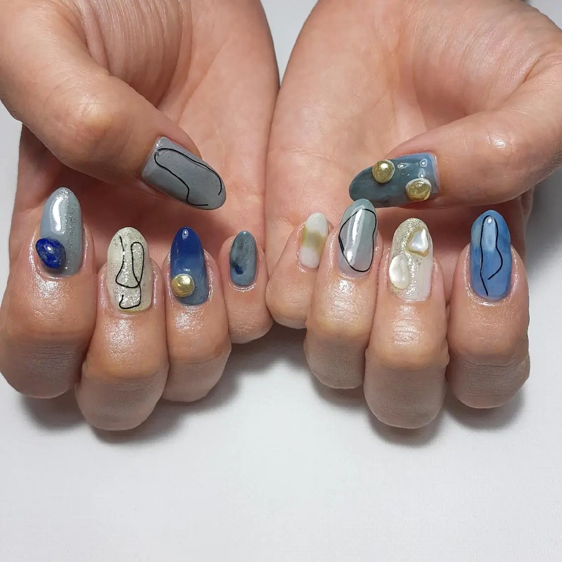 ネイル ニュアンスネイル ハンドネイル owlnail /持込みデザイン専門のネイルデザイン