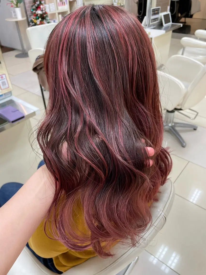 ロング ヘアカラー 。 ꒰ঌ丸岡美空໒꒱のヘアスタイル