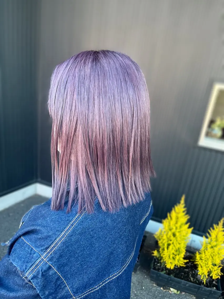 ヘアカラー 久留生 隼斗のヘアスタイル