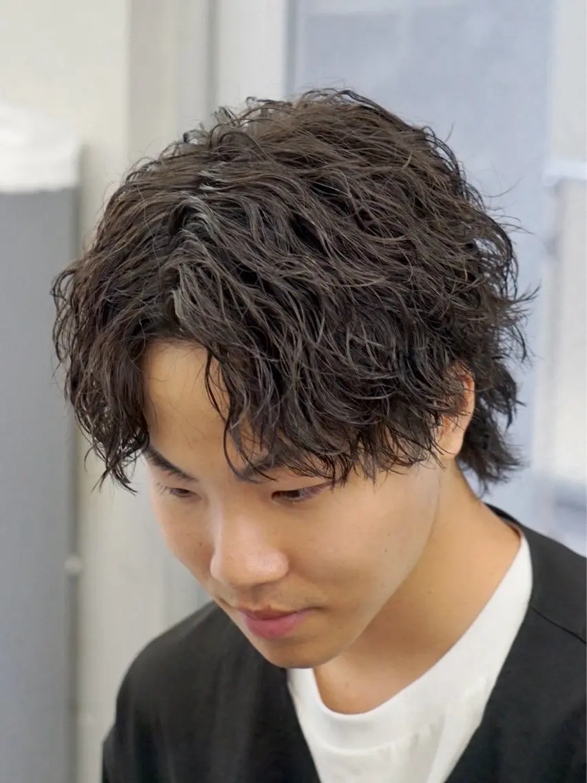 パーマ メンズ メンズパーマ カット パーマ 【OVARL】武田 まなみのヘアスタイル