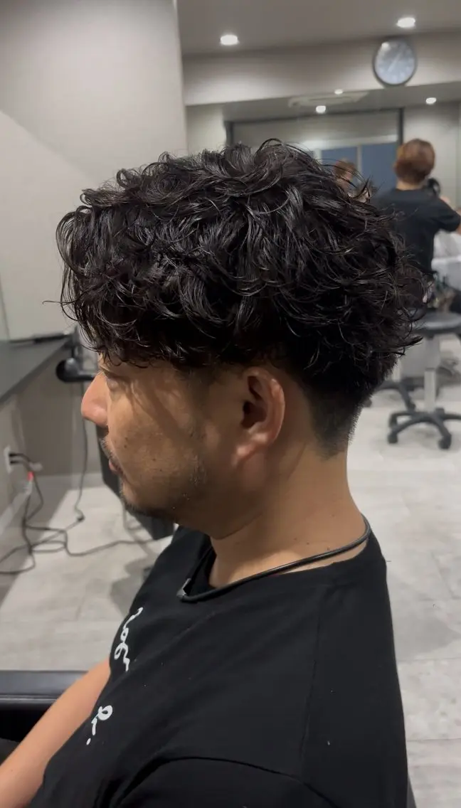 パーマ メンズ 西村 杏のヘアスタイル