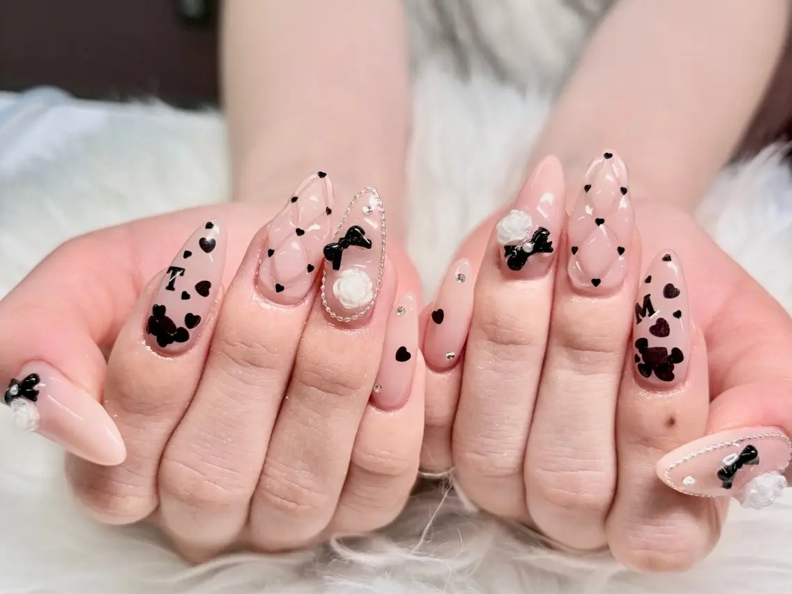 ネイル ピンク ピンクベージュ ハンドネイル macoto ネイル/渋谷のネイルデザイン