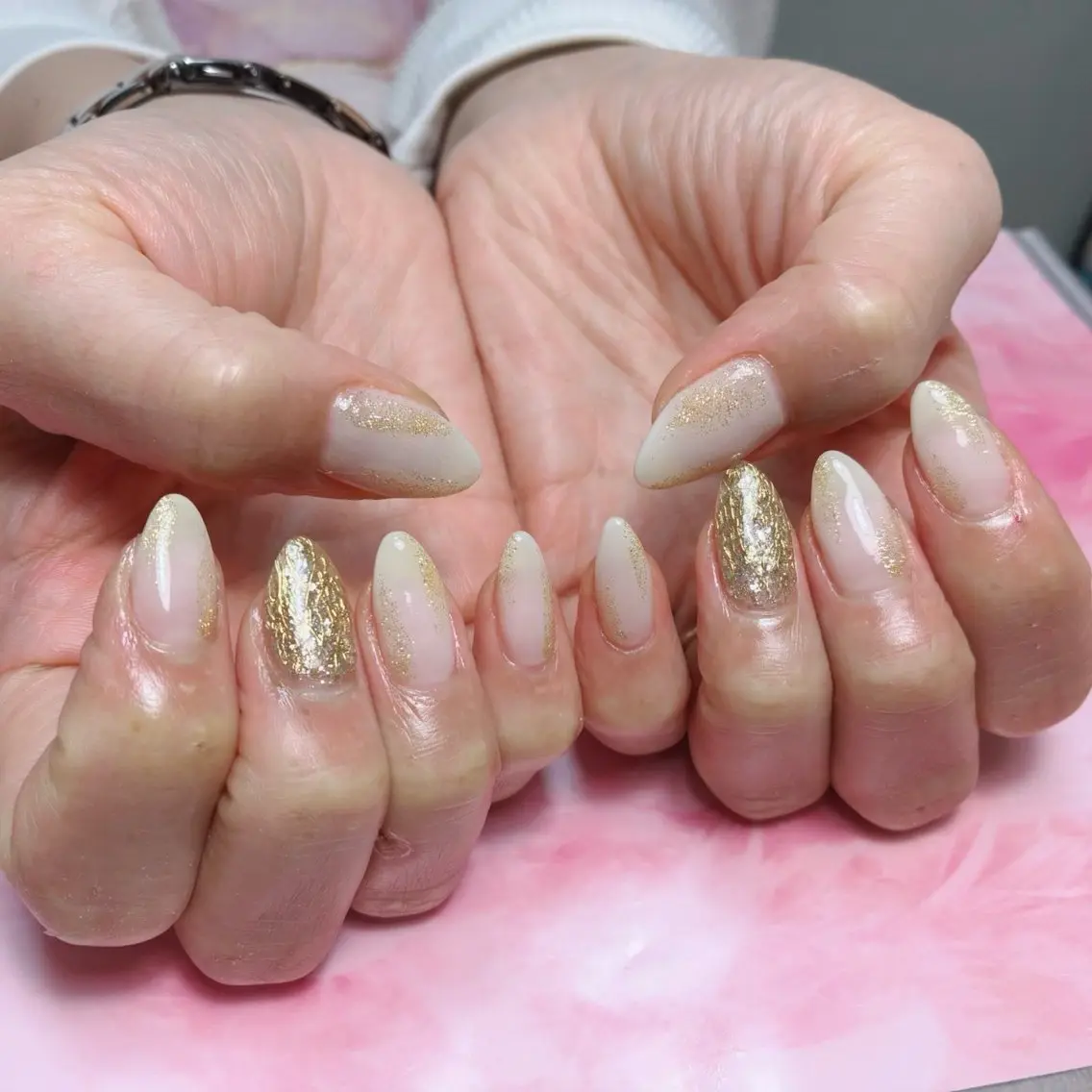 ミディアム ハンドネイル hs nail salonのネイルデザイン