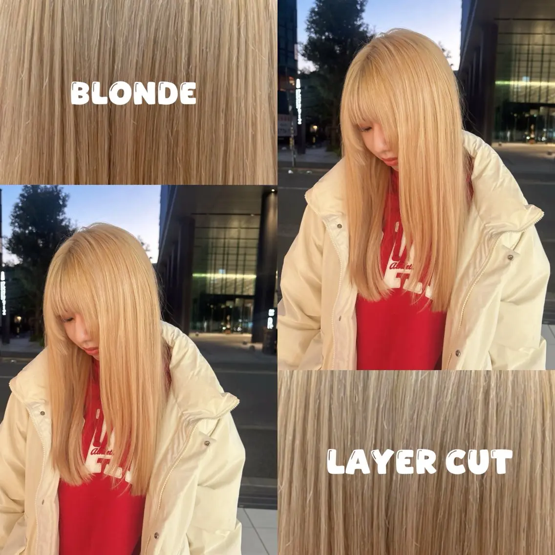 ロング カラー ヘアカラー トリートメント 透明感color / 韓国 /KANAのヘアスタイル