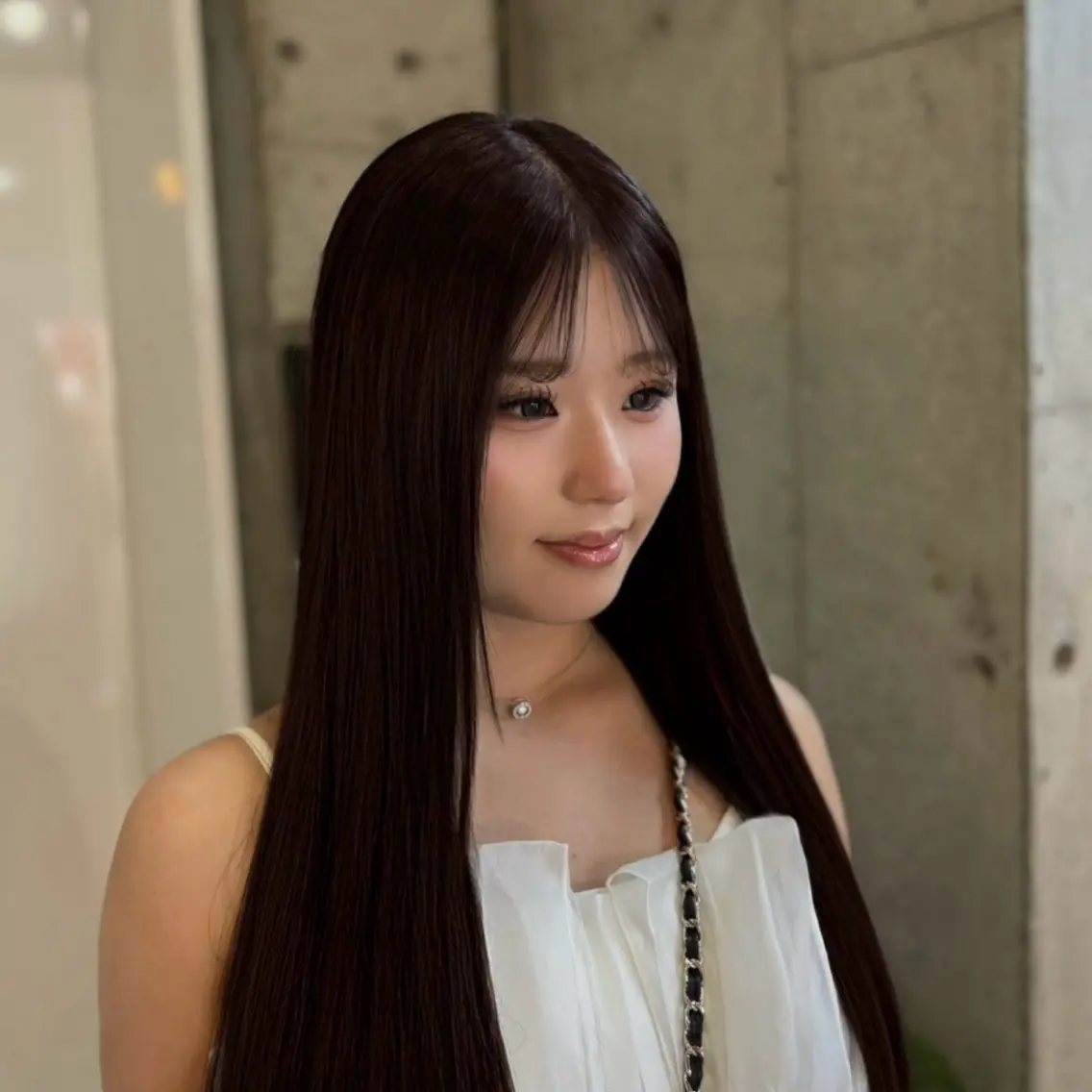 ロング カラー ブラウンカラー ヘアカラー ふうか 天六/天満/中崎町のヘアスタイル