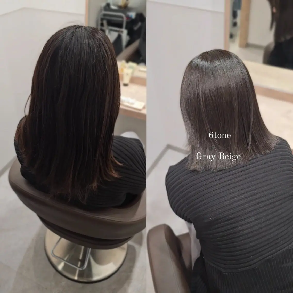 ミディアム カラー アッシュ オレンジ カット ヘアカラー トリートメント 【垢抜けカラー/ 縮毛矯正】Taikiのヘアスタイル