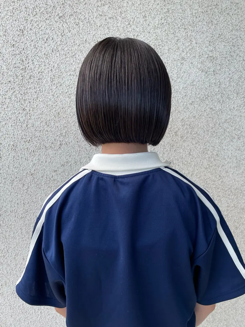 ミディアム ボブ カット 藤村 翔充のヘアスタイル