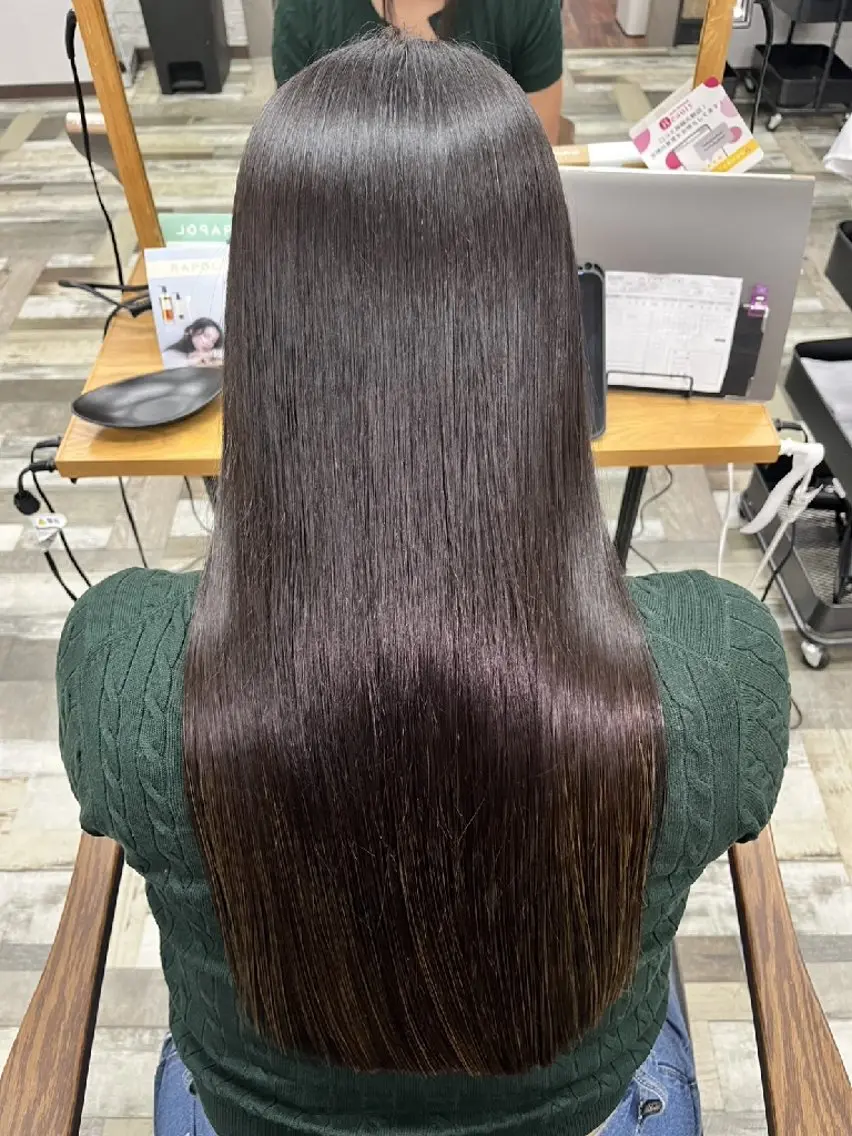 ロング 髪質改善 トリートメント 髪質改善🪽 森川☜ ☜ のヘアスタイル