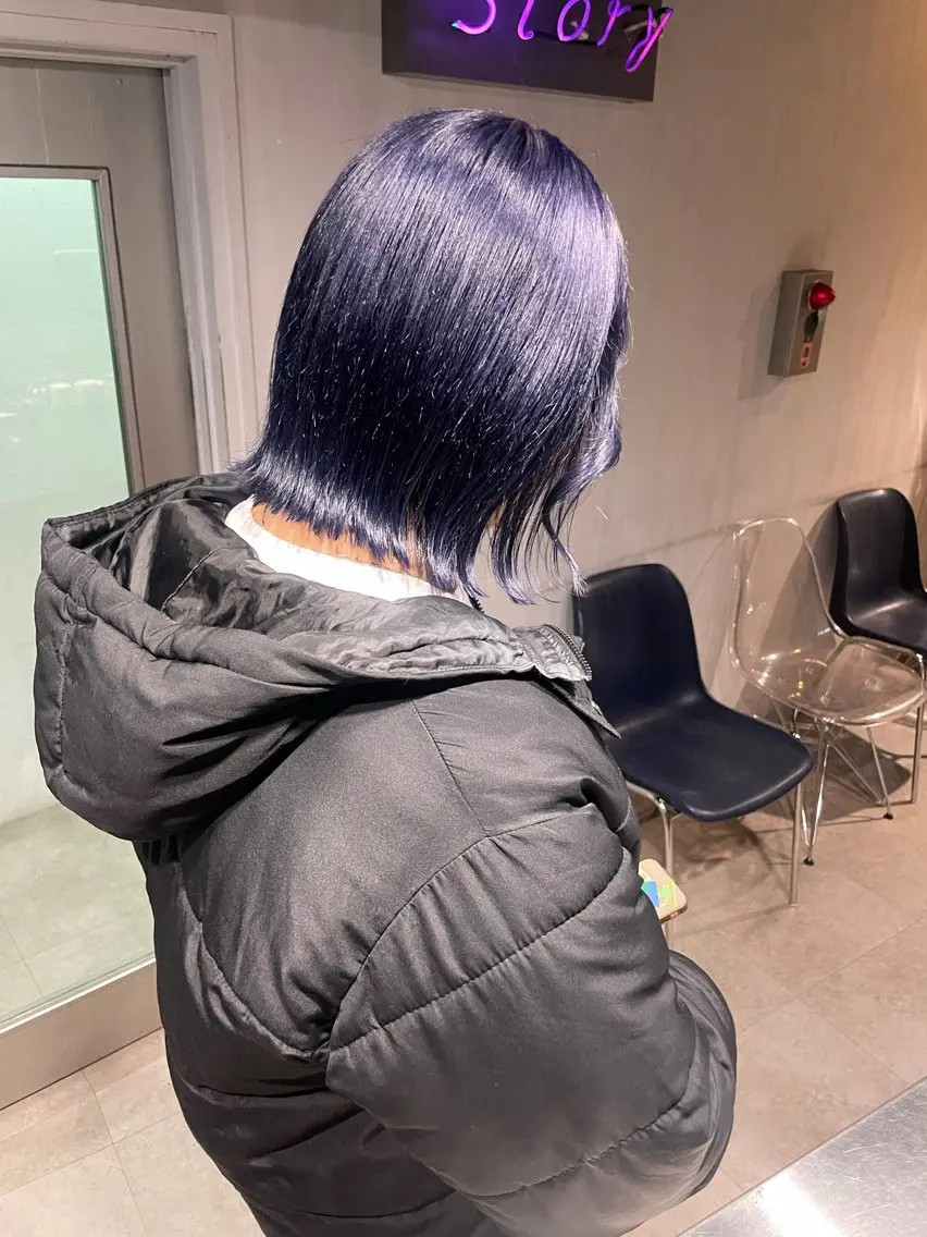 ミディアム カラー 🦋ハイトーンボブ ショート🦋トシキのヘアスタイル