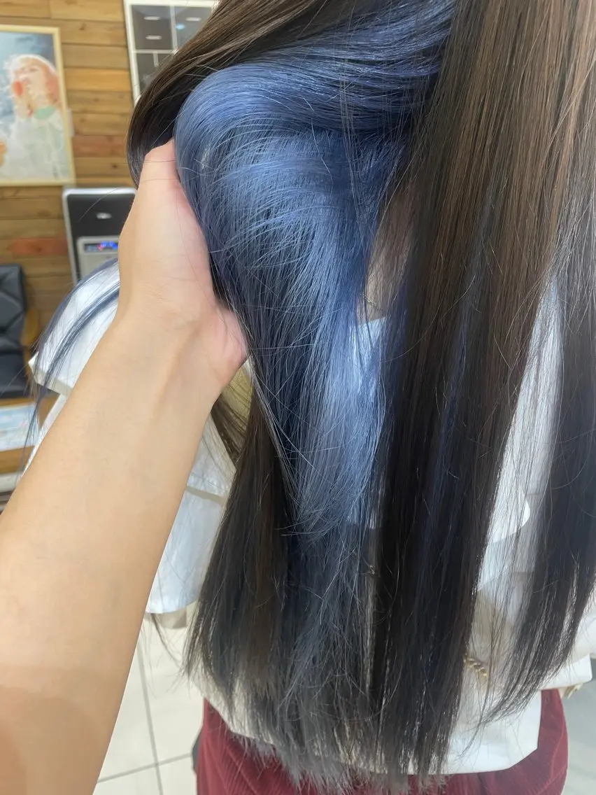 ロング ヘアカラー ちぐさ/艶髪 ワンカラー🤍のヘアスタイル