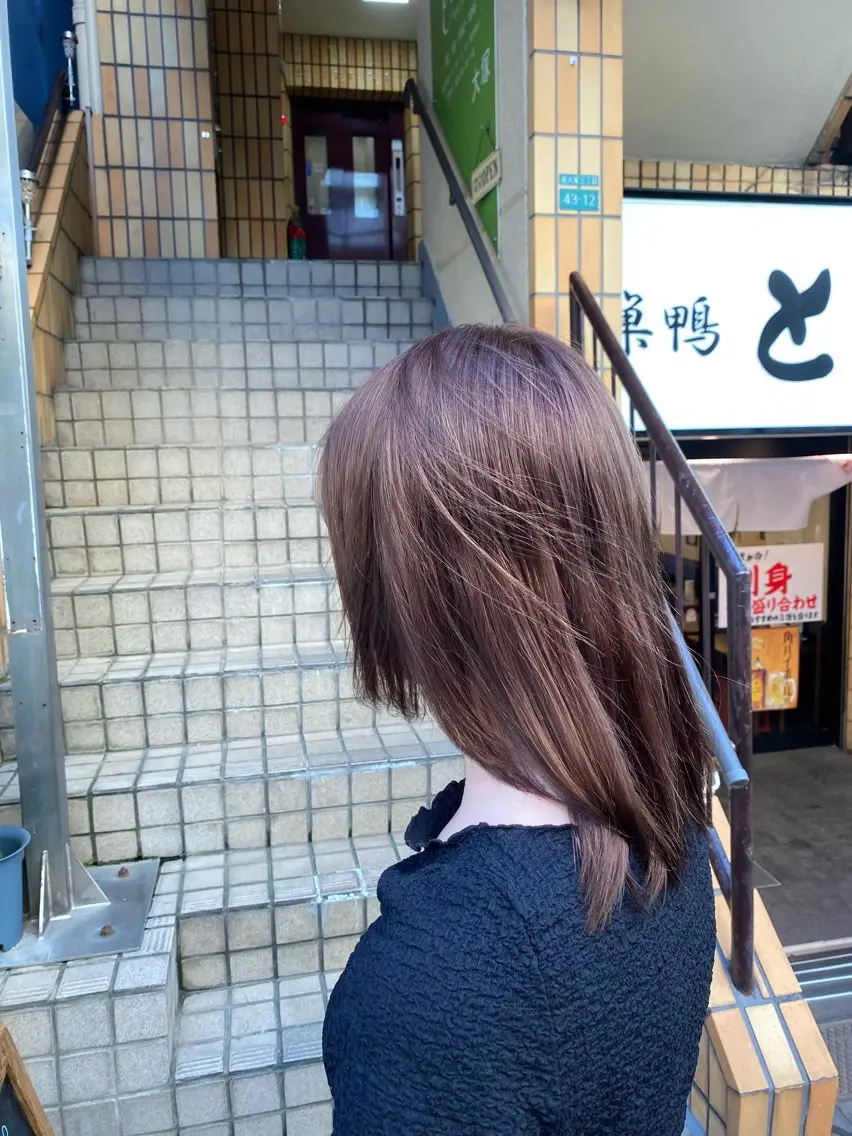 ミディアム カラー ヘアアレンジ 20代〜40代 大塚🌱松原大将のヘアスタイル