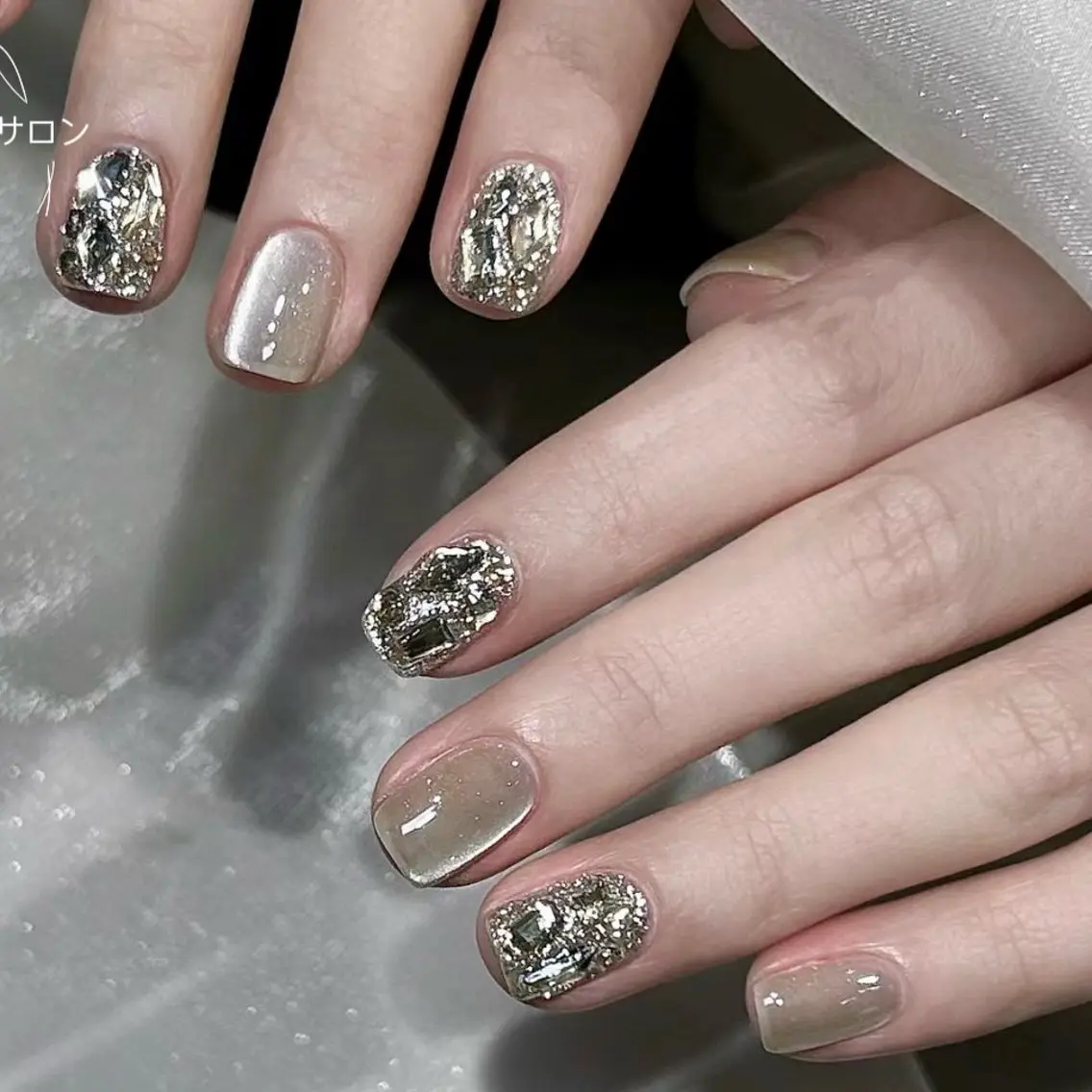 ネイル チークネイル 長さ出し フットネイル フレンチネイル ジェルネイル ハンドネイル Niko Nail salon 銀座本店のネイルデザイン