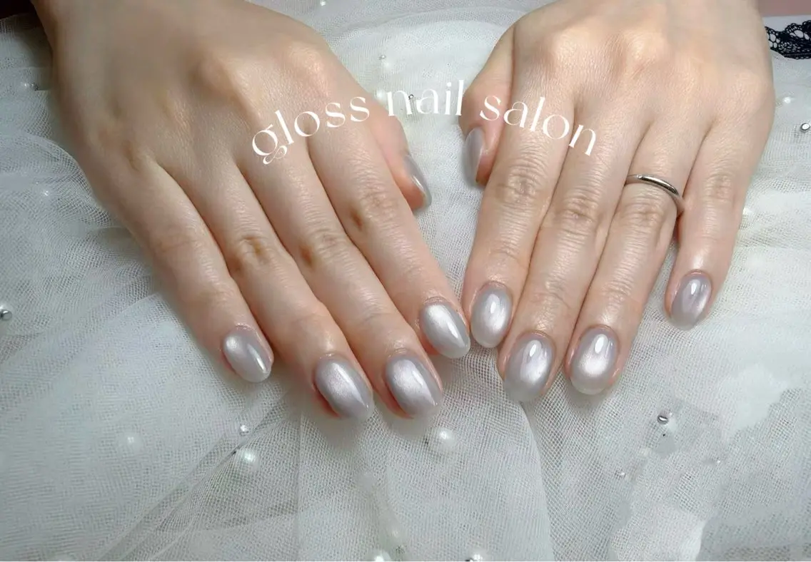 ネイル ハンドネイル ゆり🌷 gloss nailのネイルデザイン
