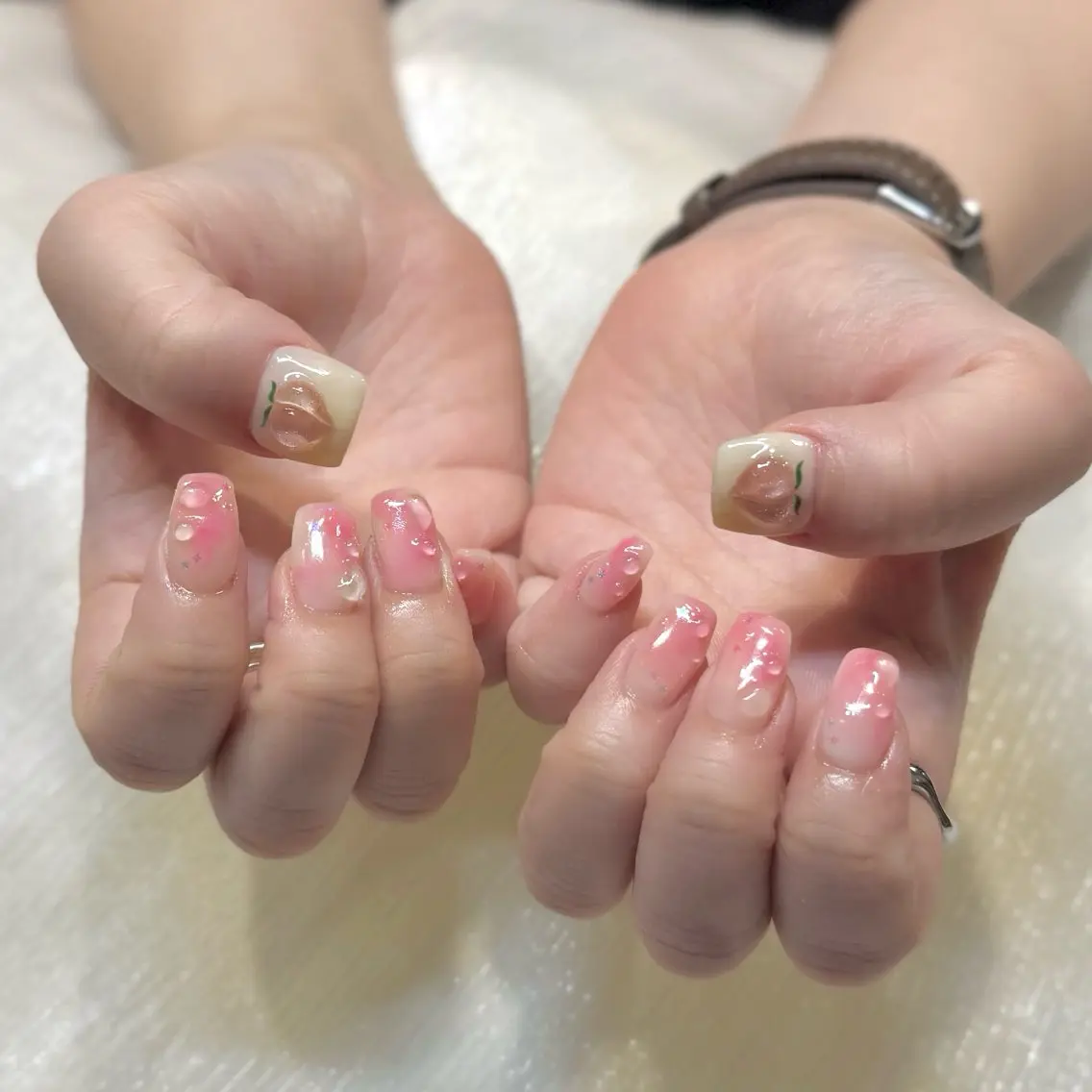 ネイル ハンドネイル 新井 ひなののネイルデザイン