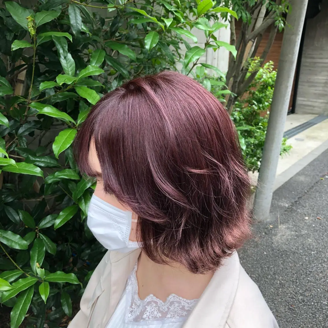 ショート ヘアカラー トリートメント ヘッドスパ ヘアセット kai .のヘアスタイル