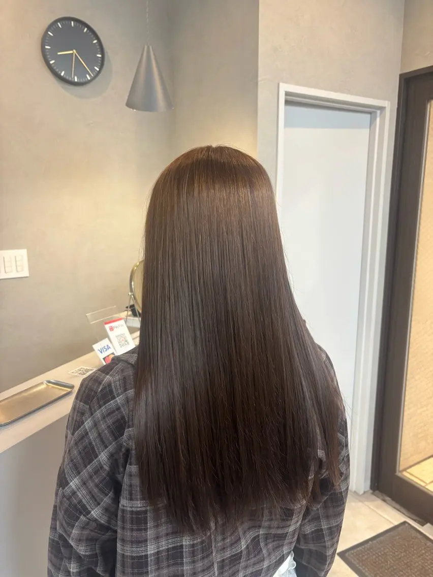 ロング カラー ブリーチ ブリーチなしカラー ヘアカラー GiseL 美優のヘアスタイル