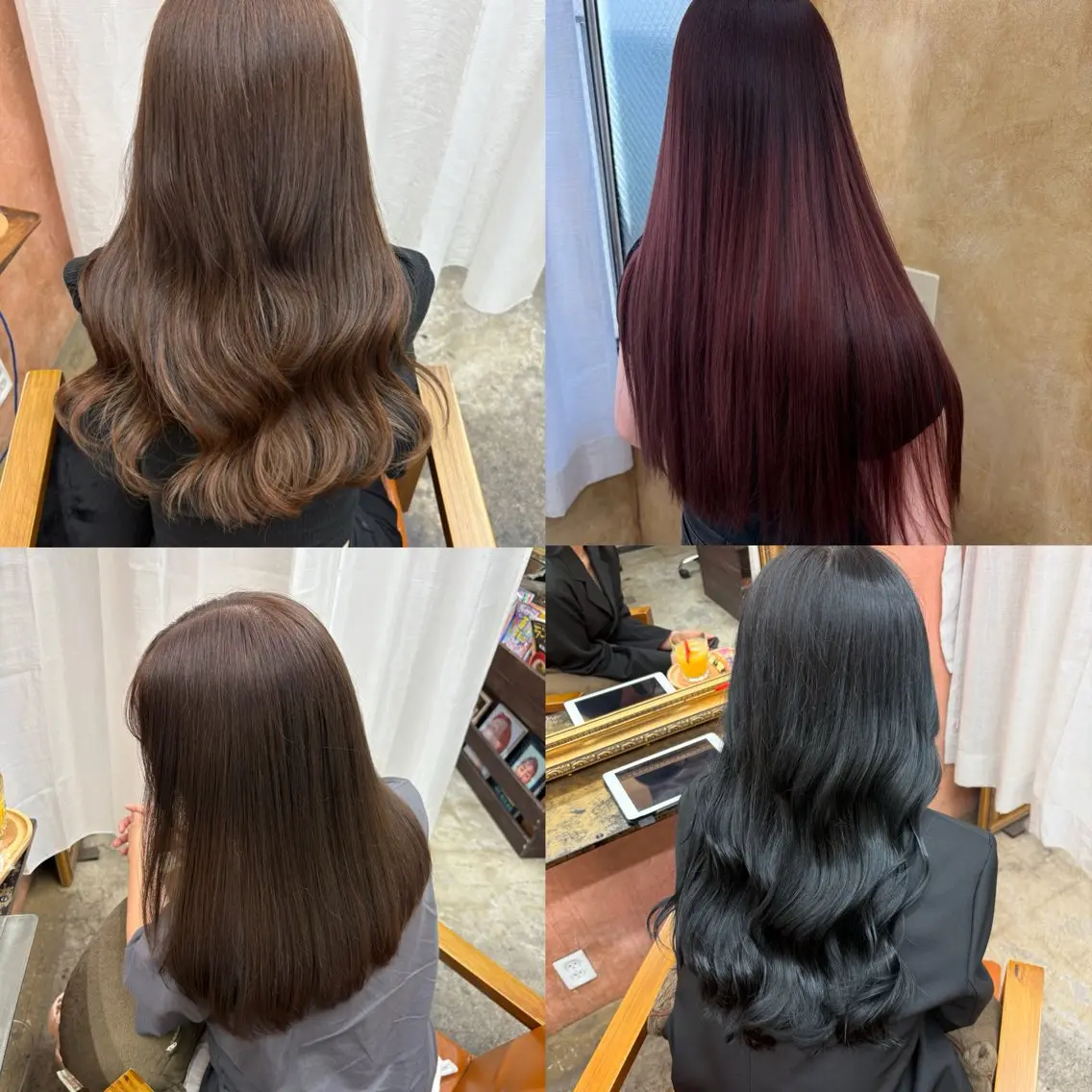 ロング カラー ヘアカラー トリートメント Retsu /UniQのヘアスタイル