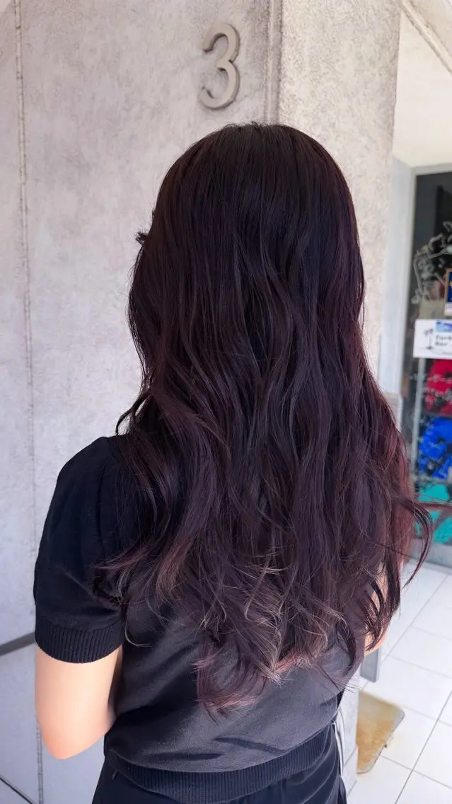 ロング カラー ヘアカラー 椎葉 祐也のヘアスタイル