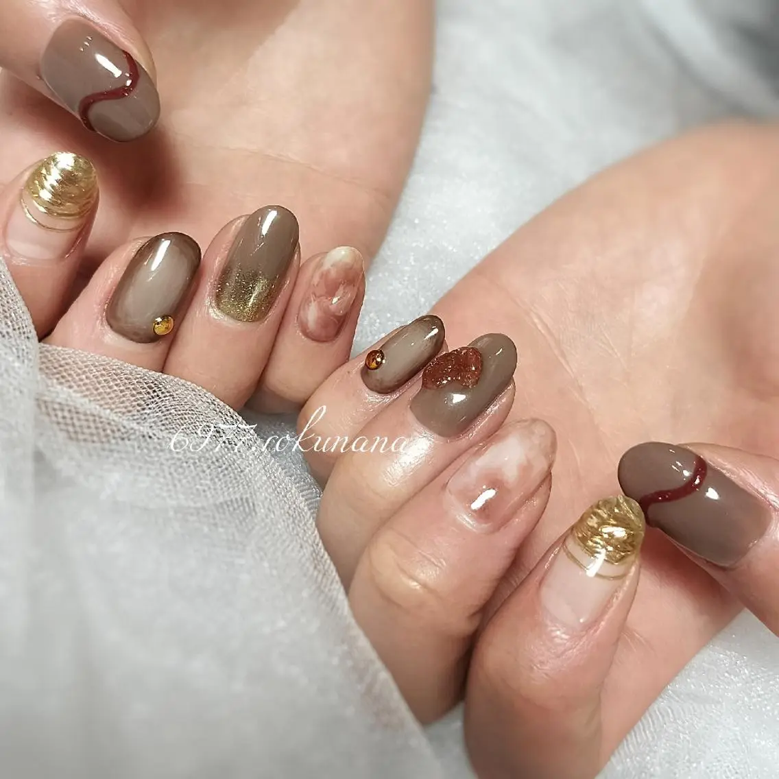 ネイル ハンドネイル rokunana 佐野のネイルデザイン