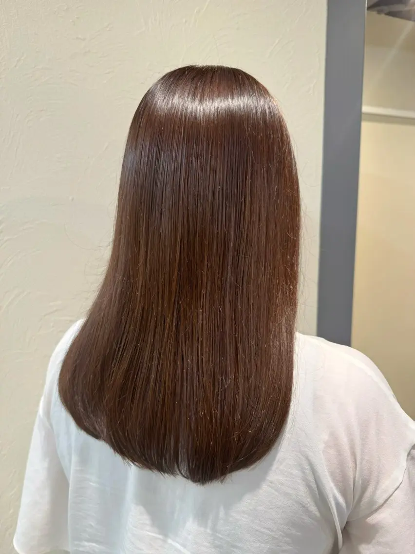 ミディアム カラー ブラウンカラー 酒井 那乃羽のヘアスタイル
