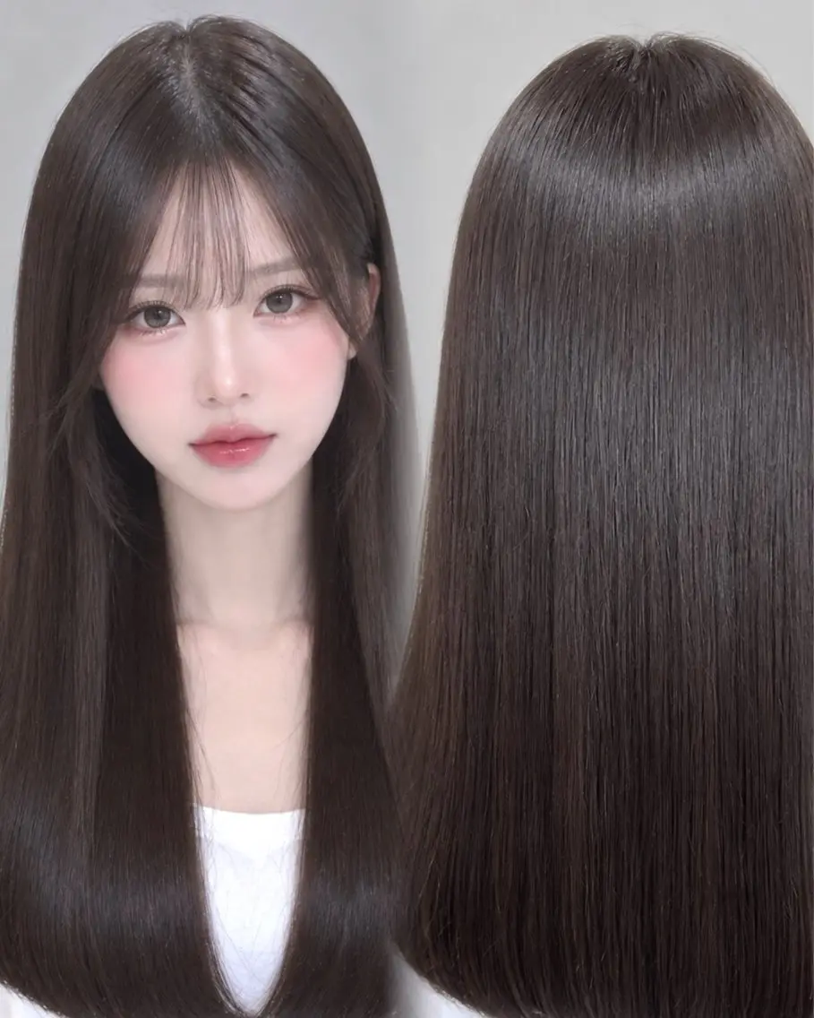 ロング カラー ヘアカラー 上品♡ブラウン💎 アレンジ🩰Rimiのヘアスタイル