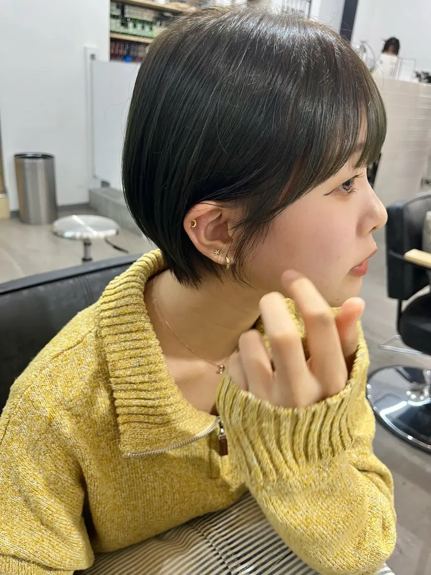 ショート カラー カット ヘアカラー トリートメント 🌼sunc HINAMI🌼のヘアスタイル