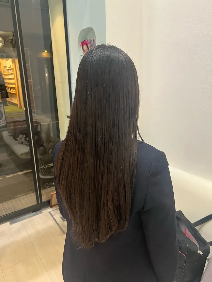 ミディアム カラー カット 堀井 凌平のヘアスタイル