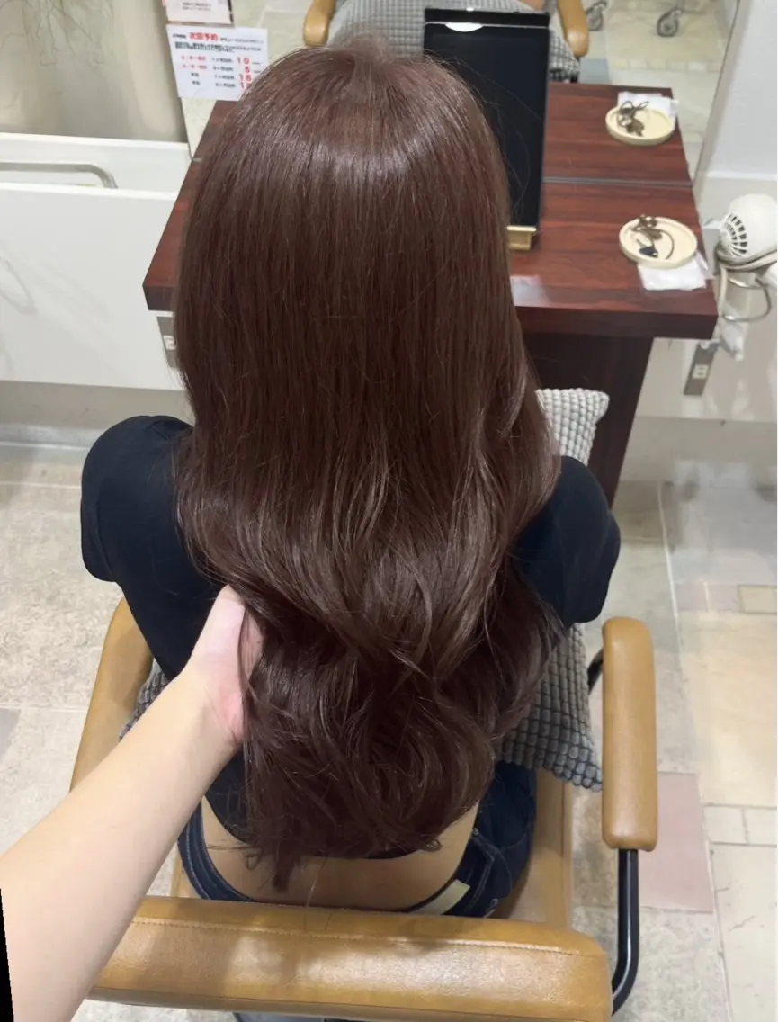 セミロング カット トリートメント 透明感カラー／ 艶感カラー／RAMUのヘアスタイル