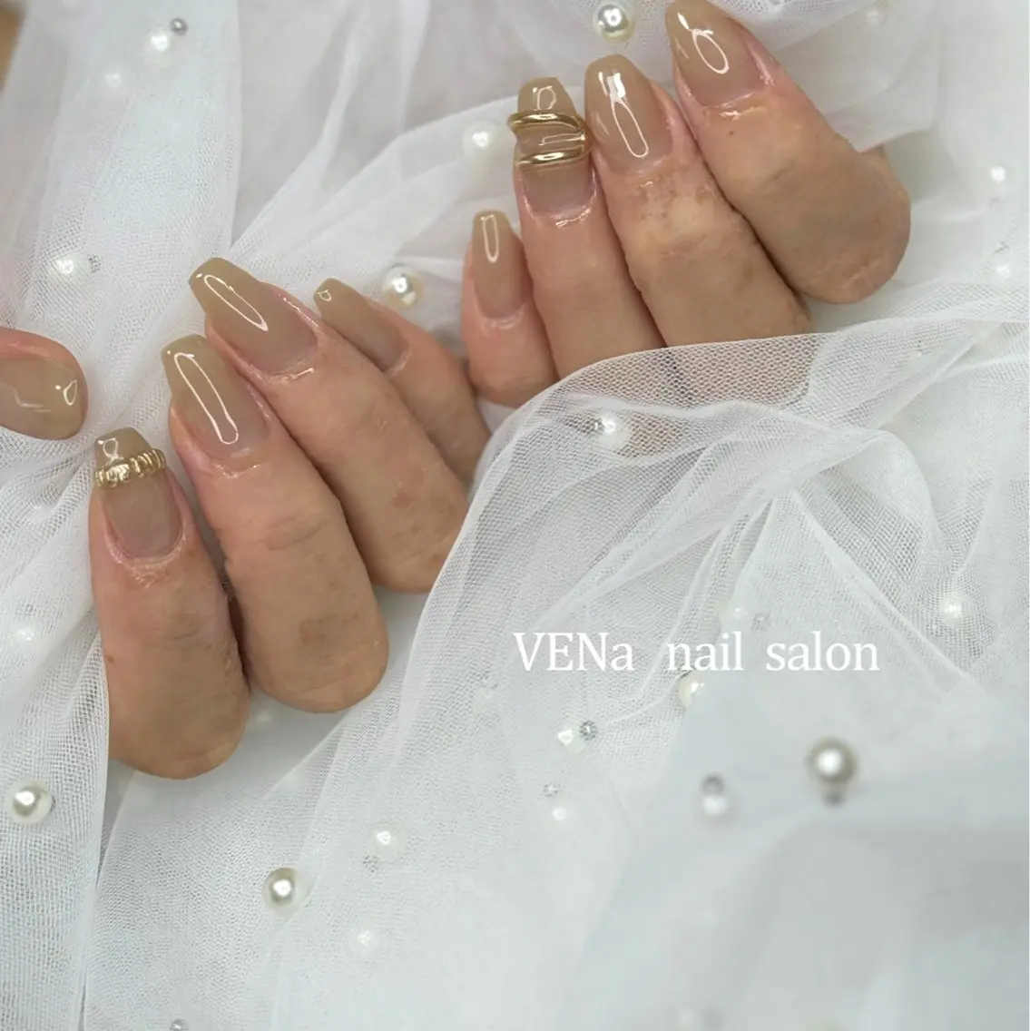 ネイル フットネイル ワンカラーネイル VENa eye＆ nail salonのマツエク・マツパデザイン