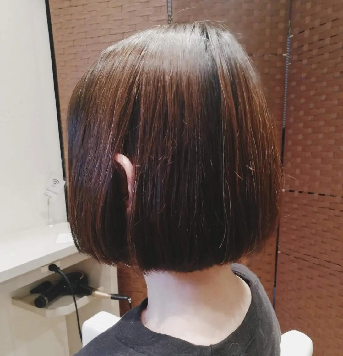 ミディアム ボブ カット Fucai tomocoのヘアスタイル