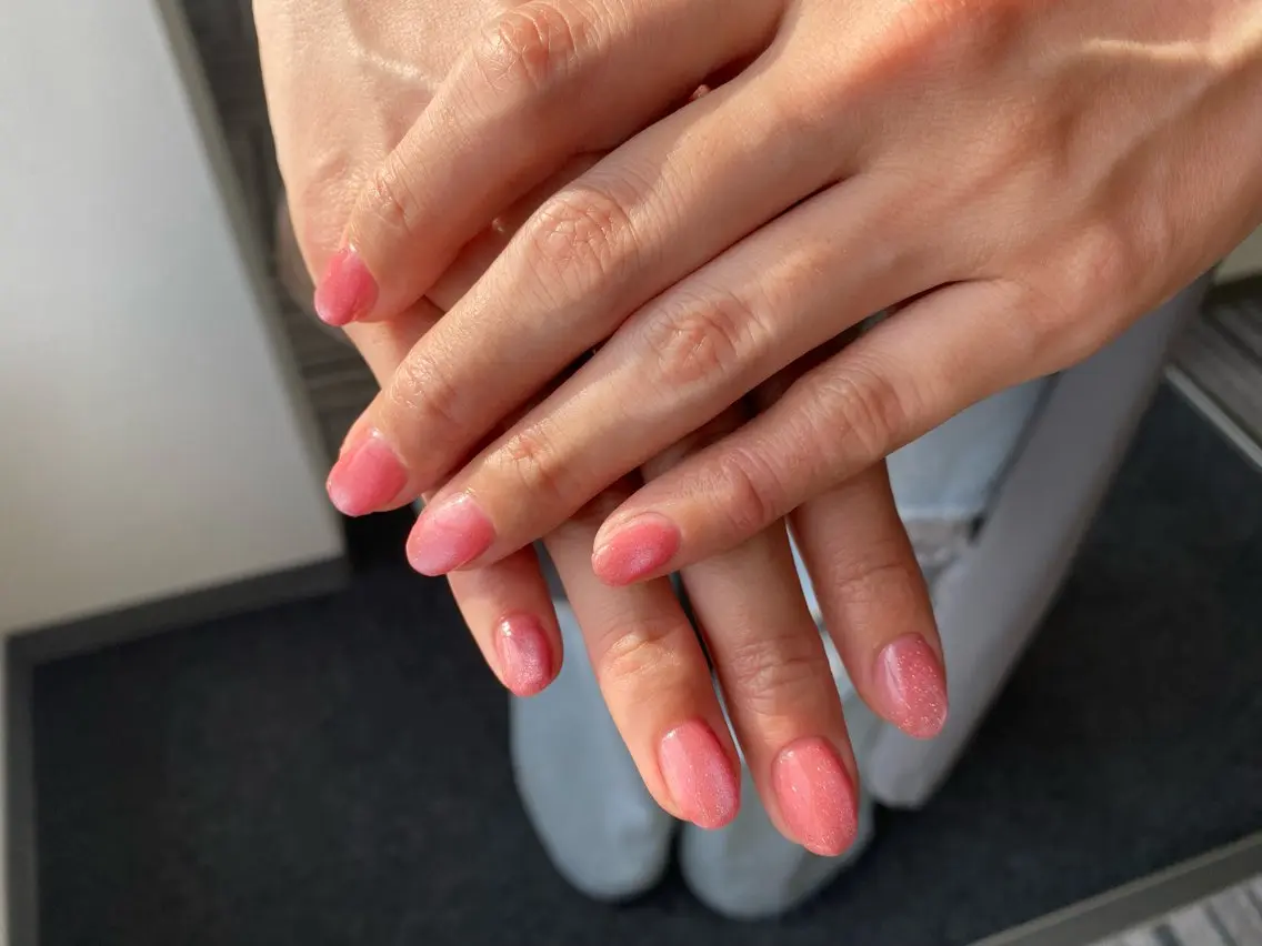 ネイル フラッシュネイル マグネットネイル マグネットワンカラー ワンカラーネイル Lien nail .Haniのネイルデザイン