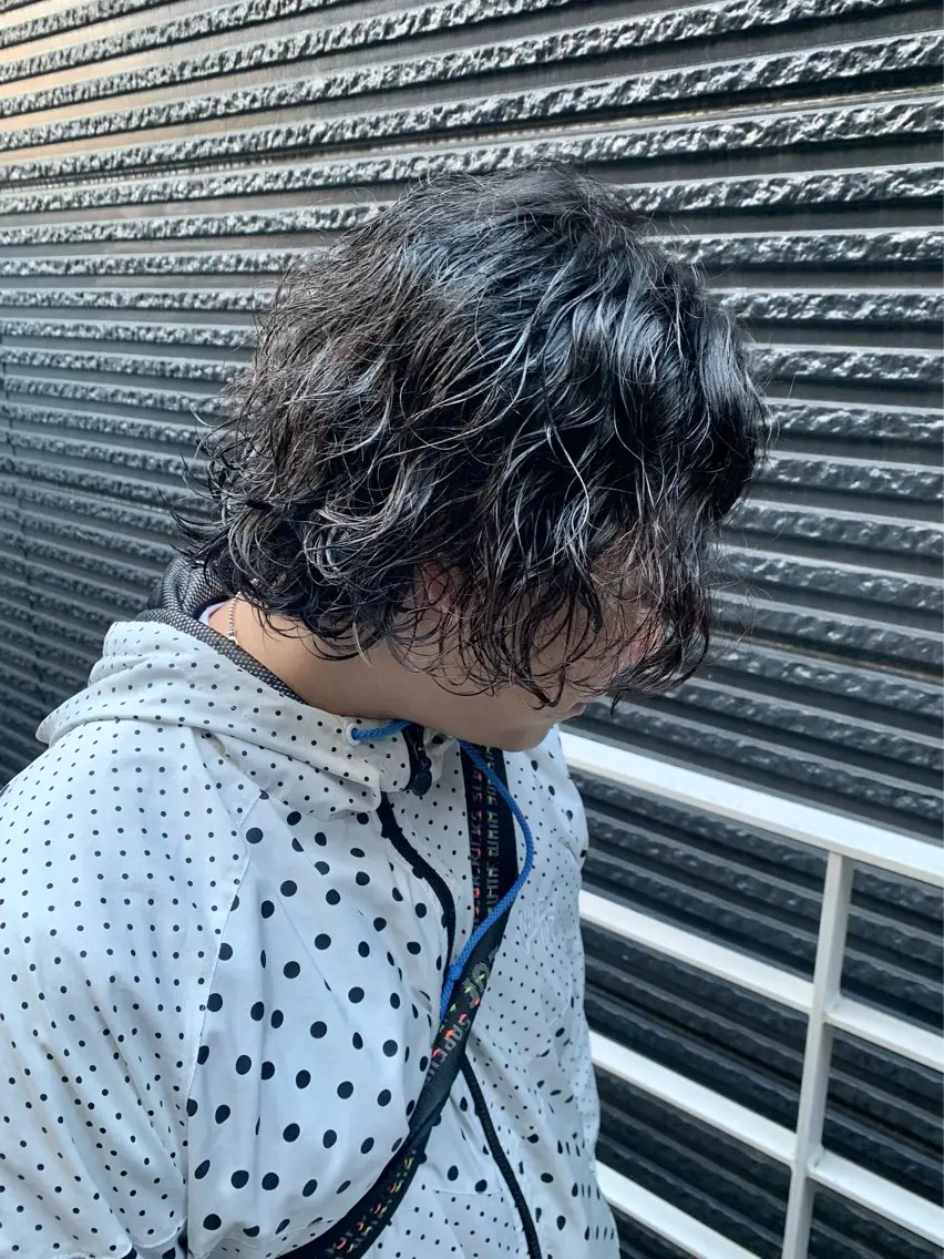 パーマ メンズ カット パーマ 佐藤大翔🌐縮毛矯正 🌐メンズパーマのヘアスタイル