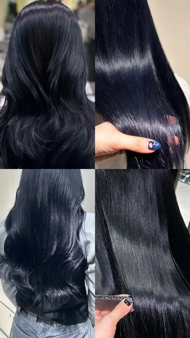 ロング カラー ヘアカラー 美髪ツヤ暗髪カラー 💎issei💙のヘアスタイル