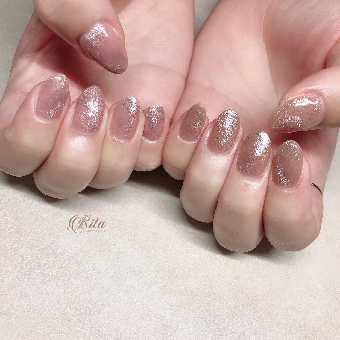 ネイル マグネットネイル salon de fika【中崎町】のネイルデザイン