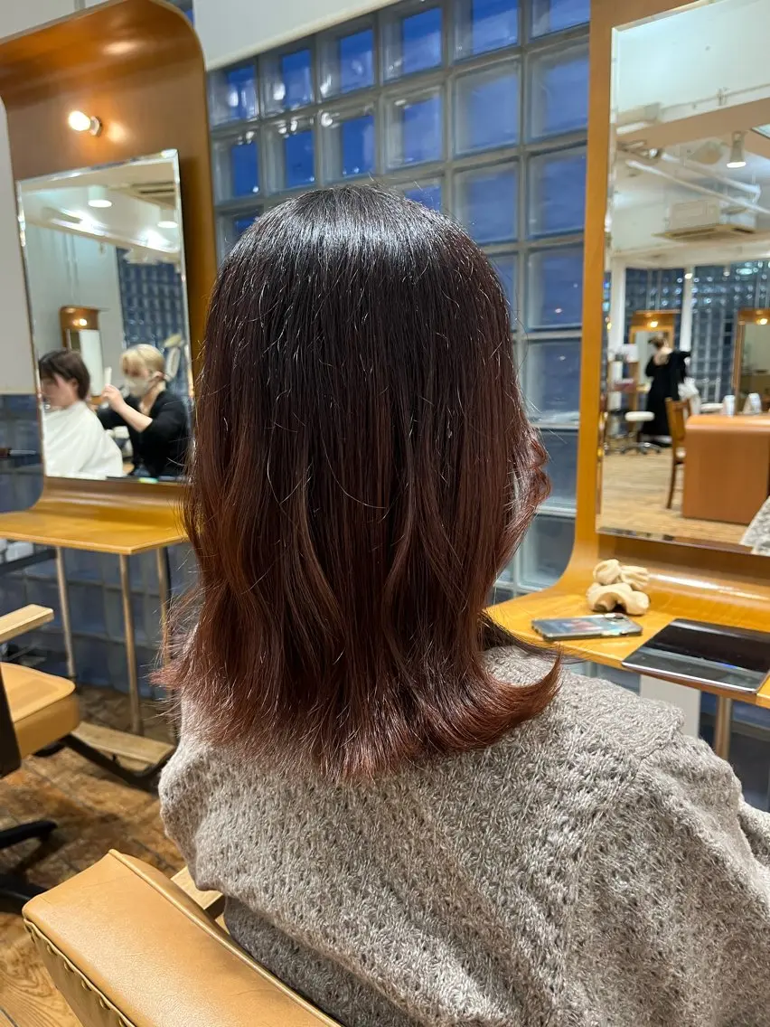 ミディアム 🫧タカムラ ユカ/ 金沢文庫🫧のヘアスタイル