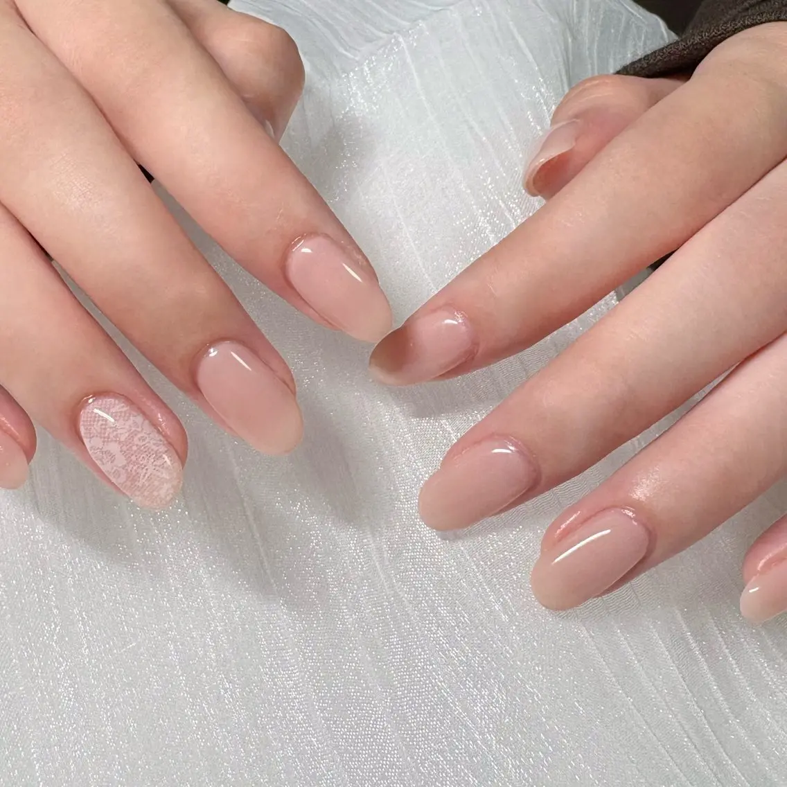 ネイル レース ハンドネイル nail room Byeolのネイルデザイン