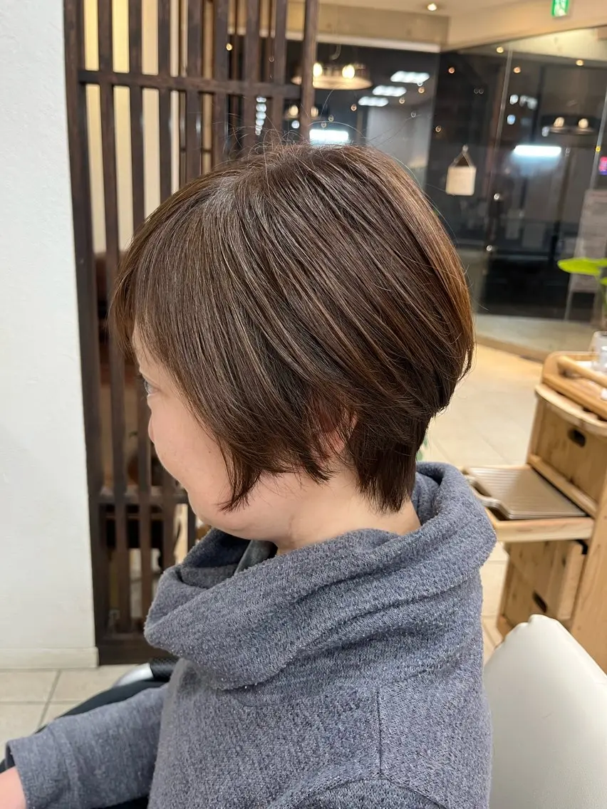 ショート ハンサムショート ショートヘア カット たなか なおのヘアスタイル