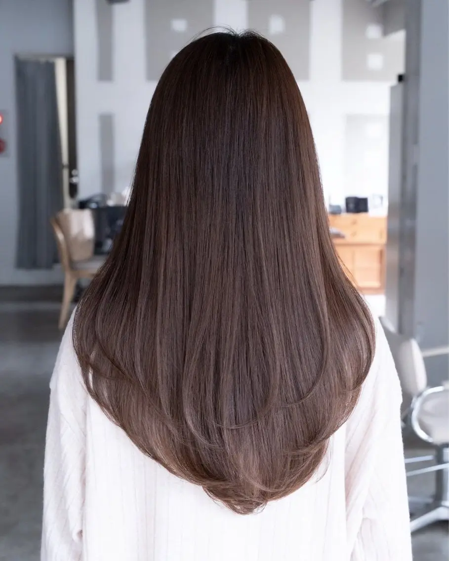 ロング 上田 季里のヘアスタイル