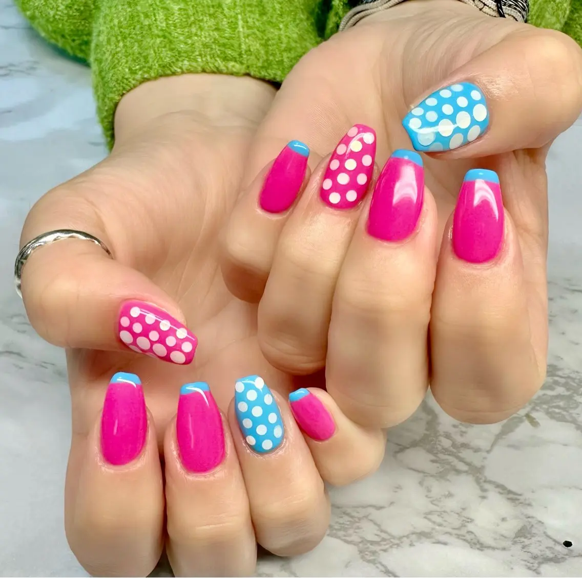 ネイル アートネイル フレンチネイル ワンカラーネイル 冬ネイル Mai’s nailのネイルデザイン