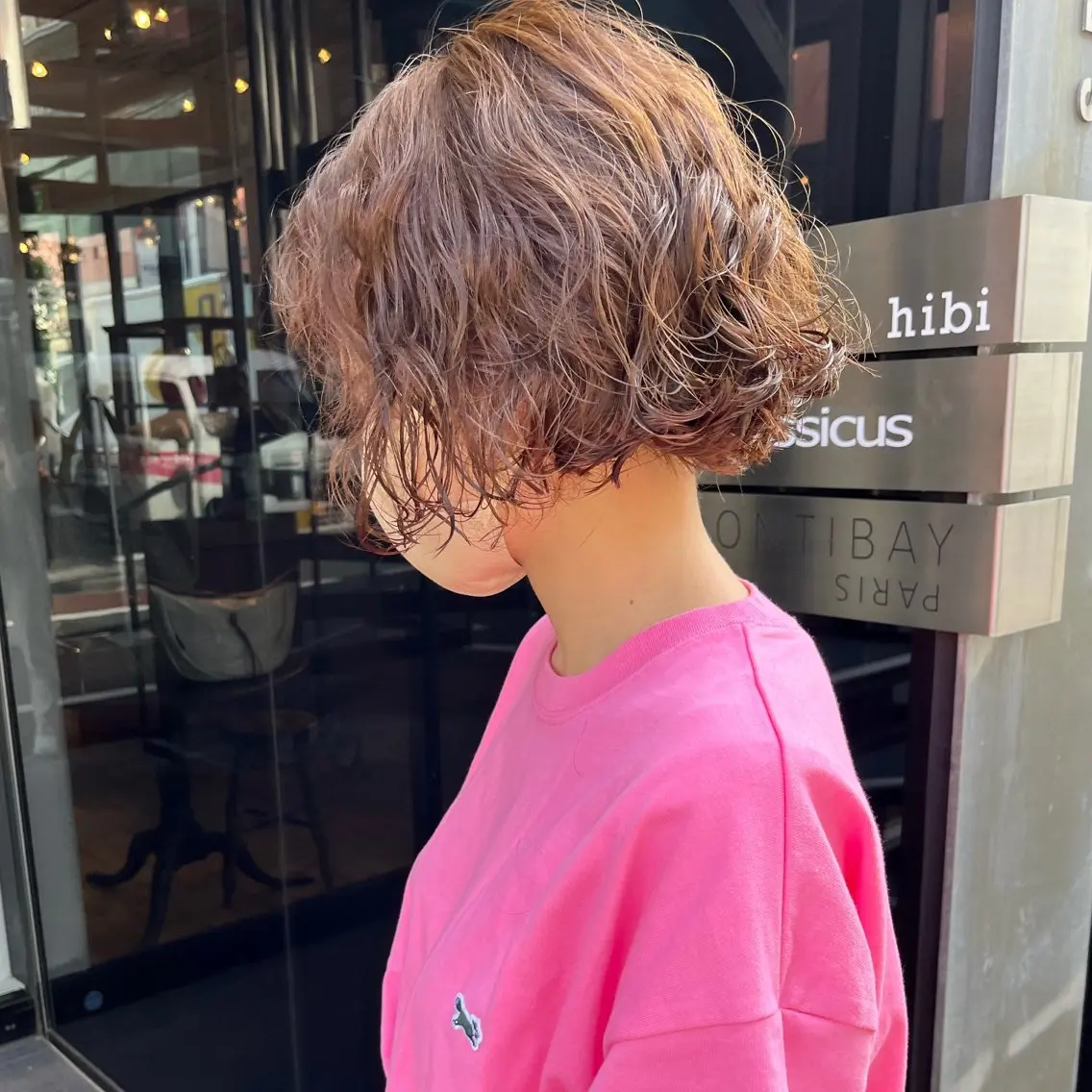 ショート パーマ ボブ ニュアンスパーマ カット パーマ トリートメント 🍎みついじゅん🍏 ボブ指名No.1のヘアスタイル