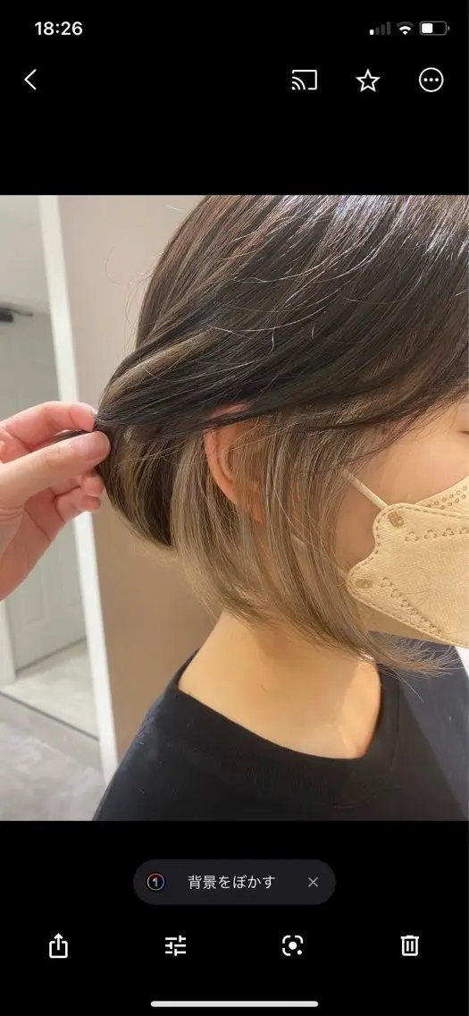 ショート カラー みなみ 【艶カラー】のヘアスタイル